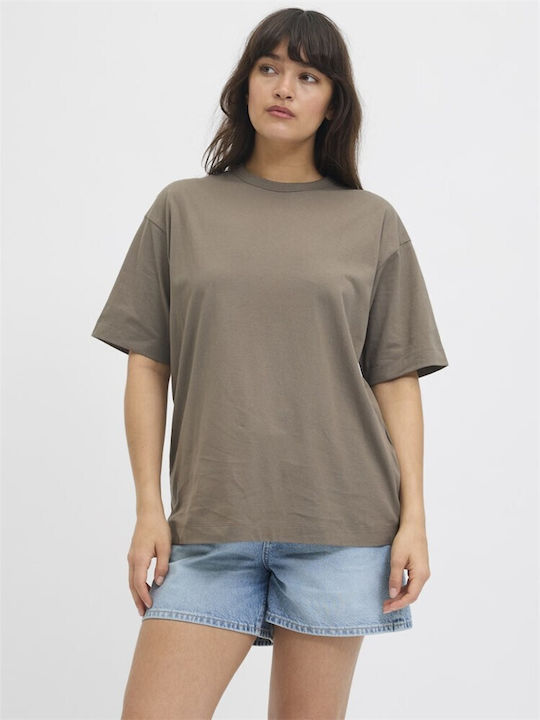Jack & Jones Дамска Тениска Бежова