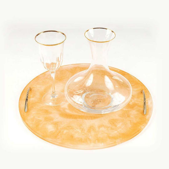 Glas / Vergoldet / Kristall Gold 3Stück