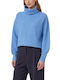 Women's Sweater Turtleneck Light Blue