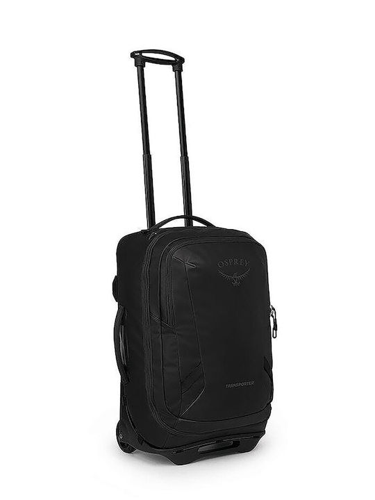 Osprey Transporter Cabin Suitcase Raven Black with 4 Wheels Height 23cm