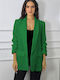 Lung Blazer pentru femei Sacou Light Green