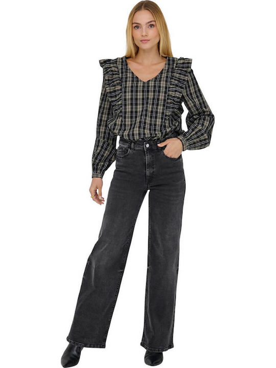 Damenjeans Grey, Black