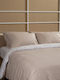 Sunshine Sheet Sets Double with Elastic 150x205+30cm. Feelings 2064 Beige 4pcs