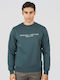 Sweatshirt Petrol Blau