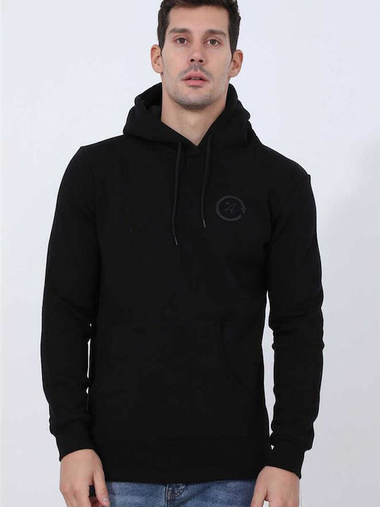 Attitude Sweatshirt with Hood Black