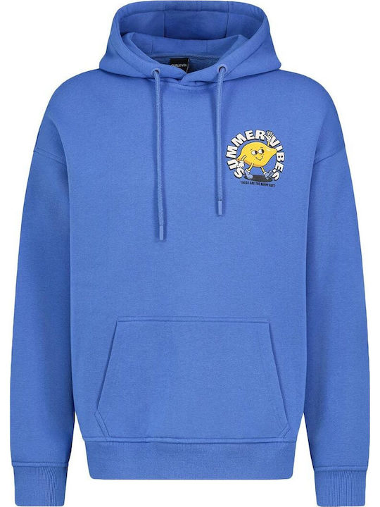 Φούτερ με Κουκούλα Port Blue