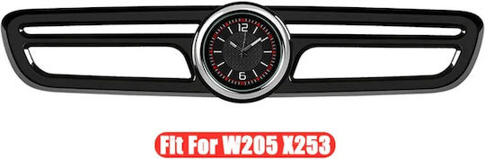 Quartz Clock Central Console Mercedes Glc X253 2015–2023 Abs+Quartz Black Aif353
