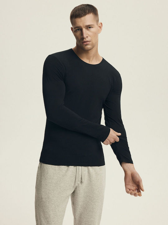 Herren Unterhemden Black 2Packung
