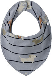 Name It Dogs Bavetă material textil cu buton Al...