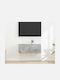 Living Room TV Unit Concrete L60xW31xH29.5cm