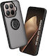 Techsuit Glinth Umschlag Rückseite Silikon Schwarz (Xiaomi 15T Pro)