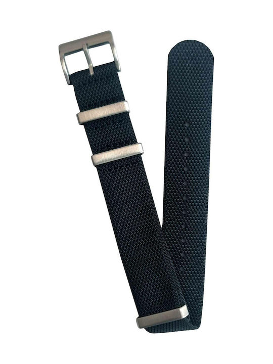 Fabric curea Benzile Nato Negru 20mm