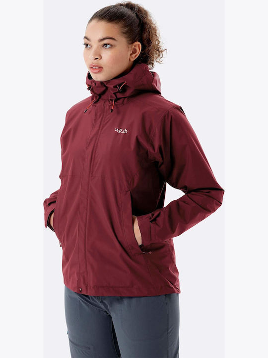 Rab Women's Lifestyle Jacket for Winter Red