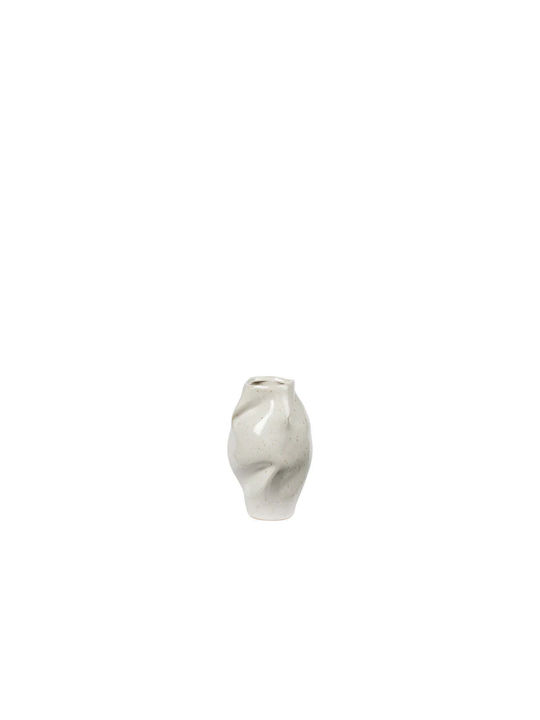 Broste Copenhagen Διακοσμητικό Βάζο Κεραμικό Γκρι Φ9xΥ14cm