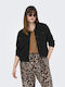 Kurz Damen Jeansjacke Black