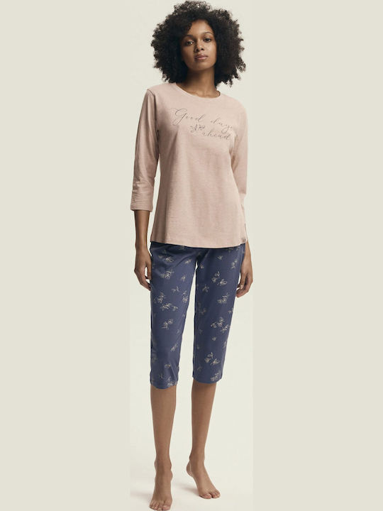 Henderson Winter Damen Pyjama-Set Pink