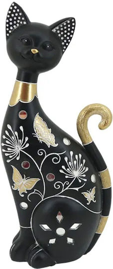 Marhome Decorativă Pisica din Polirășină 12.5x7.5x29.5cm 1buc
