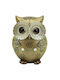 Marhome Decorative Owl Polyresin 9.5x6.5x13.5cm 1pcs