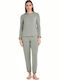 Zen Intimates Winter Women's Pyjama Set Olive
