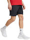 Tiro 25 Pantaloni Scurți Sport pentru Bărbați Regular Fit Negri