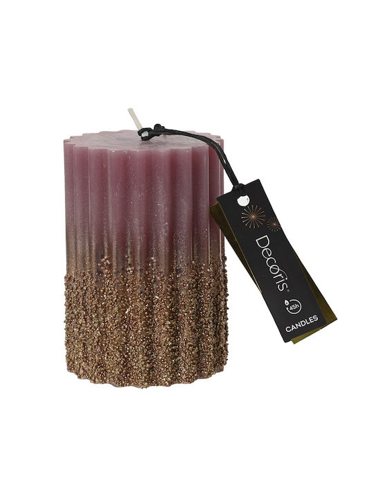 Decoris Διακοσμητικό Κερί Ροζ 460gr