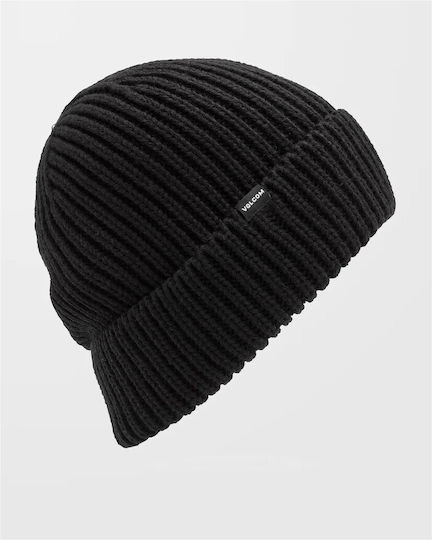 Beanie Ανδρικός Σκούφος Πλεκτός σε Μαύρο χρώμα