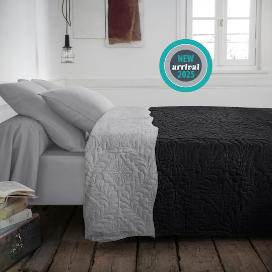 Go Smart Home Фотьойл Покривка П200xМ220см Черно-Сиво