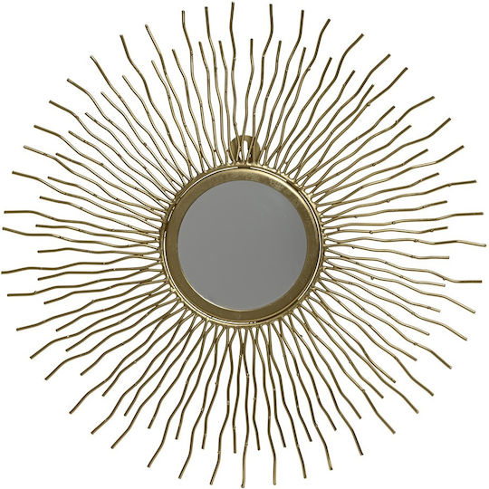 Kaemingk 386962 Καθρέπτης Χρυσός Διαμέτρου 40cm Kaemingk 386962 Καθρέπτης Χρυσός Διαμέτρου 40cm