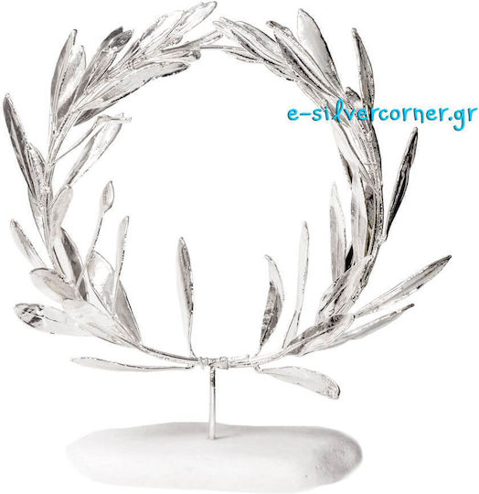 Natural Olive Wreath Silver