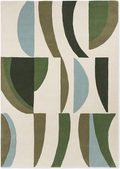 Harlequin Χειροποίητο Χαλί Ορθογώνιο Μάλλινο Emerald/azul 140x200cm