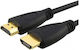 Redline Cable HDMI male - HDMI male 2m Μαύρο