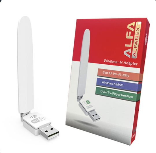 Dsfrwsfr-532 Adaptor Rețea USB cu Conexiune Wireless Wi-Fi 150Mbps