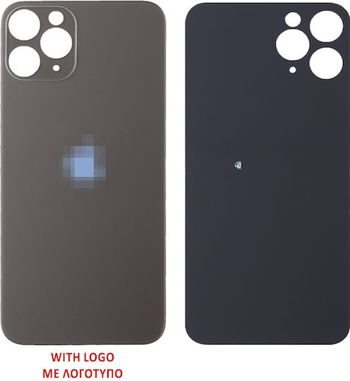 Καπάκι Μπαταρίας Battery Cover Μαύρο για iPhone 11 Pro