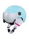 Cairn Orbit Visor Παιδικό Κράνος για Σκι & Snowboard σε Τιρκουάζ Χρώμα
