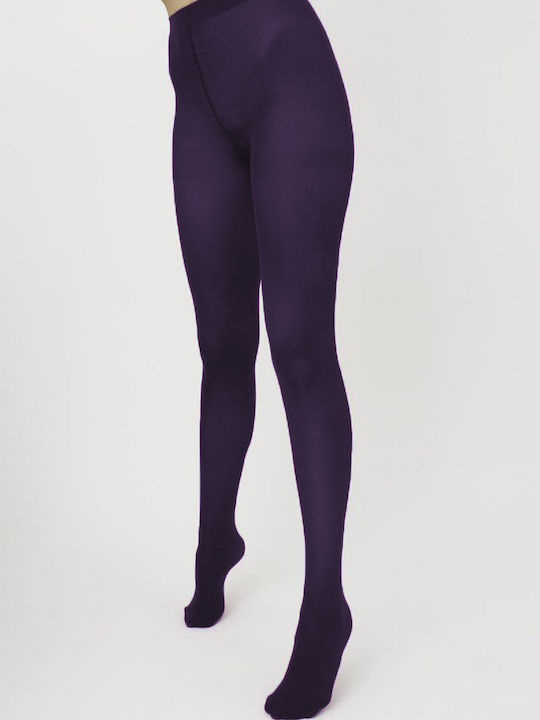 ME-WE Women's Pantyhose Opaque 70 Den Purple