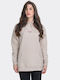 Women's Sweatshirt Hooded Ecru