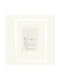 Wooden Wall-Mounted Photo Frame With White Frame