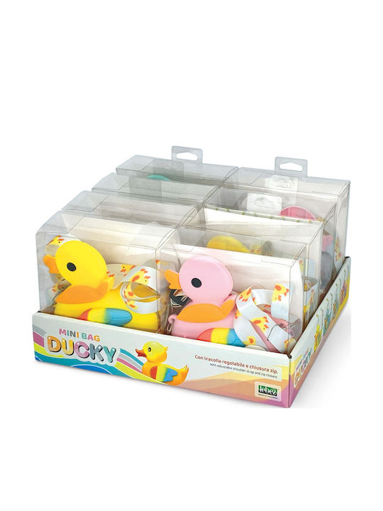 Mini Ducky Silicon Geantă Fermoar Curea Reglabilă pentru Umăr 15 X 17 X 2,5 Cm Set 8 Bucăți Display