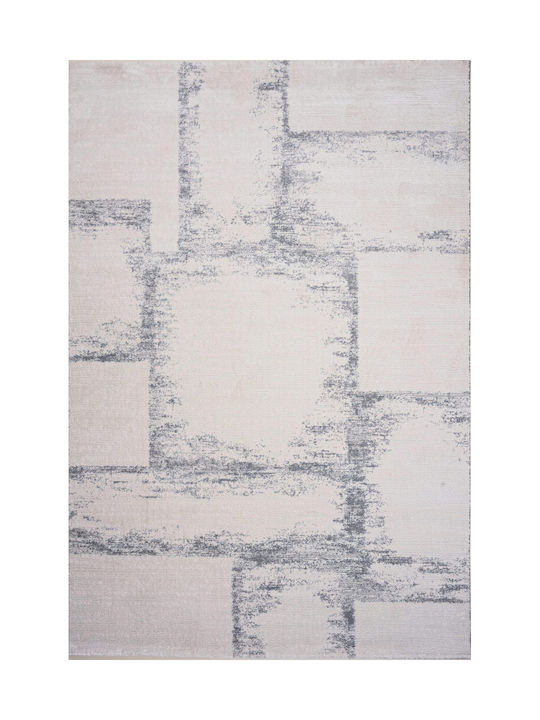 Klonaras Modern Bedroom Rugs Set Cream L. Grey 2004861 3pcs
