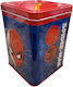 Metallische Sparbüchse Spiderman