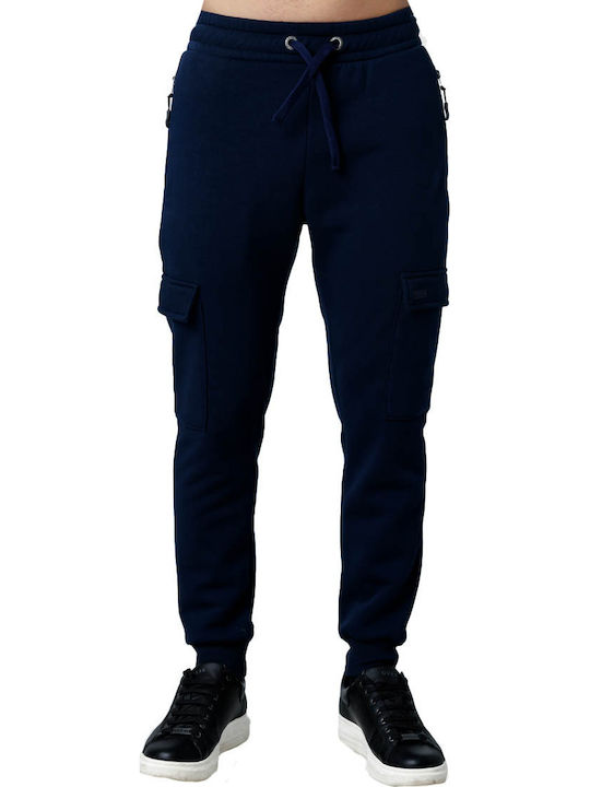 Paco & Co Cargo Sweatpants Blue