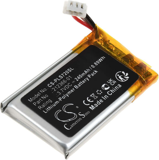 Battery Dect Headset Plantronics Savi 7200 Office 7210 Office Type 216261-01 240mAh/0.9Wh