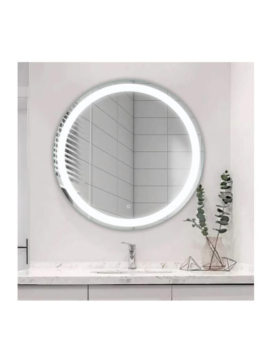 ForAll Кръгло Банско Огледало LED Touch 90x90см