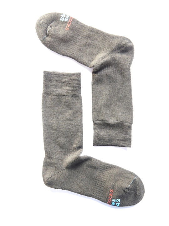 Men's Me-we Thermal Wool Socks Khaki