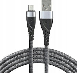 everActive CBB-2MG Regular USB 2.0 σε micro USB 2m Γκρι