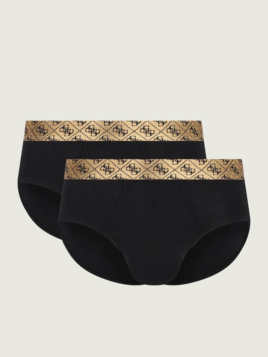 Men's Slips Black with Patterns 3Pack