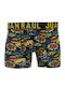 Men's Boxer Black with Patterns