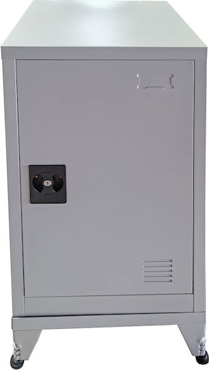 Single Door Metallic 40x40x90cm Single Door Metallic 40x40x90cm