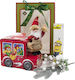 Pachet Cadou De Crăciun Merry Christmas Minions Parfum Pentru Copii 200 Ml Cutie De Bomboane Roshen Figurină Decorativă Moș Crăciun Ornament Ramură Brad De Crăciun
