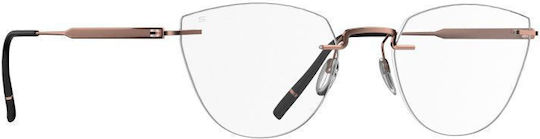 Silhouette Silh5586/70 3530 Frauen Brillengestelle mit Rezept Titatnium Rosa Gold